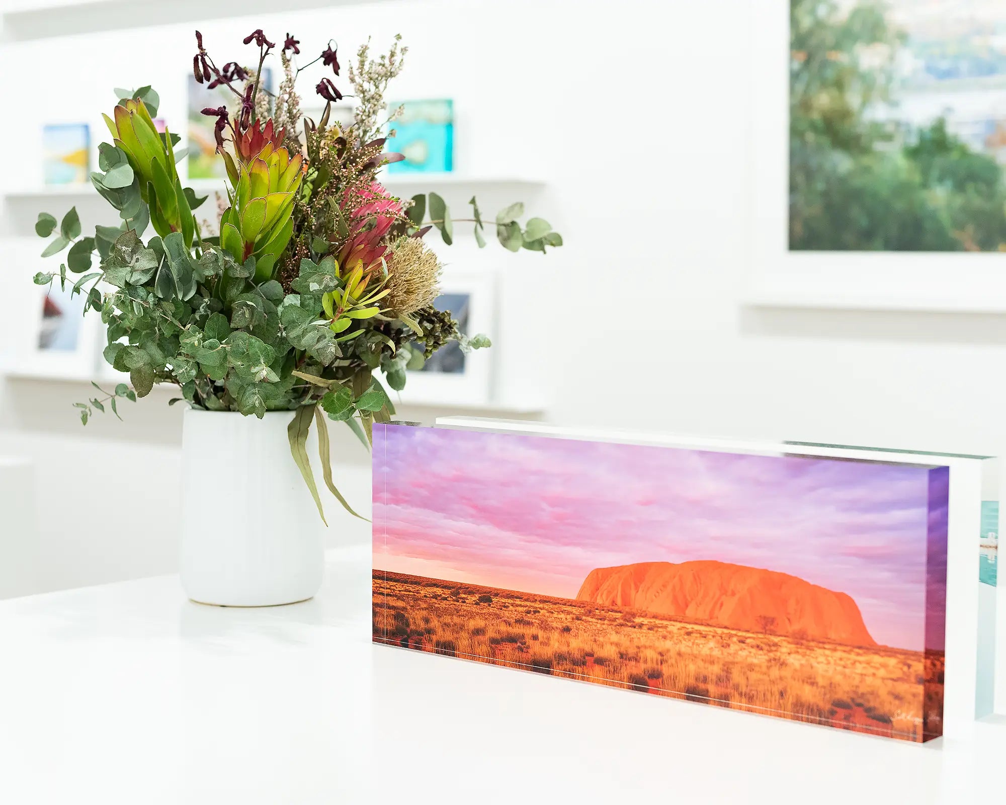 Sunset at Uluru, Northern Territory.