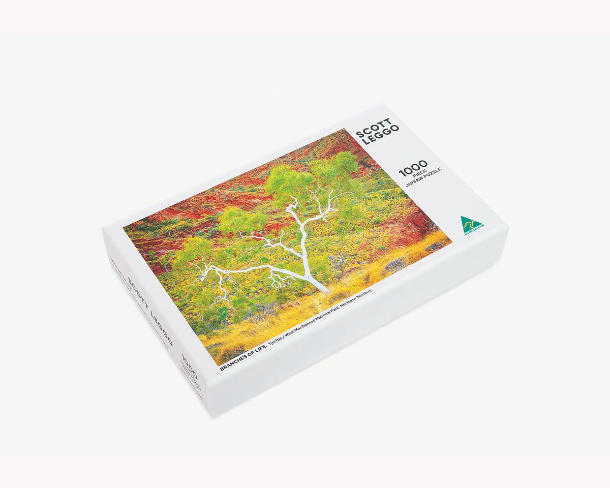 Branches of Life. 1000 piece jigsaw puzzle top of box.