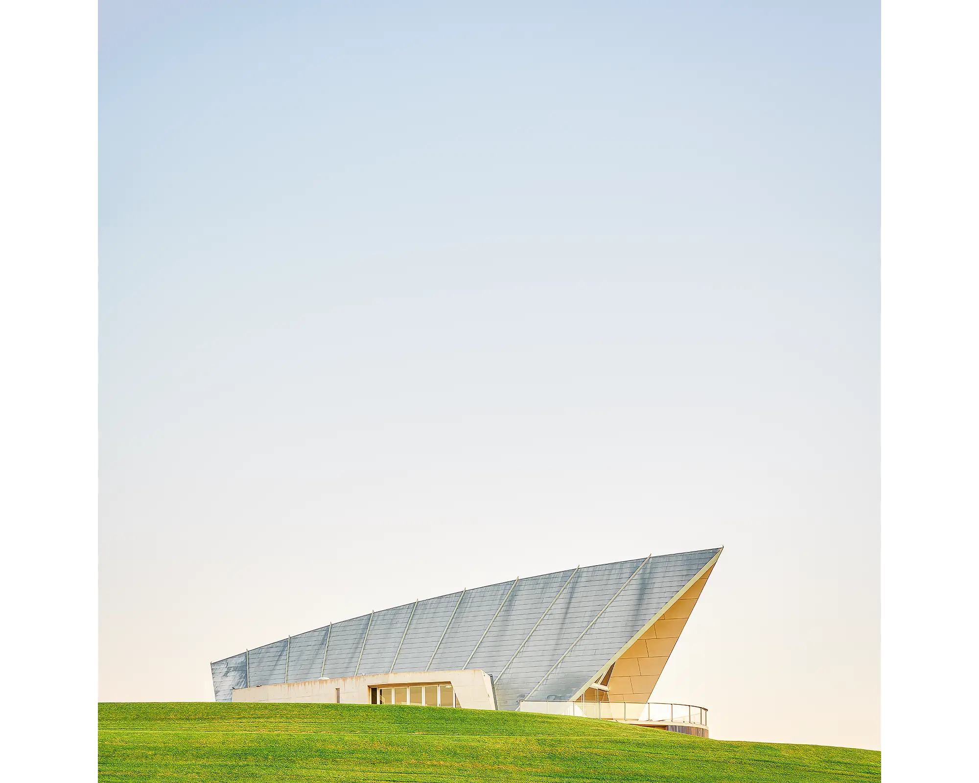 Carity acrylic block - Margaret Whitlam pavillion, National Arboretum, Canberra, artwork.