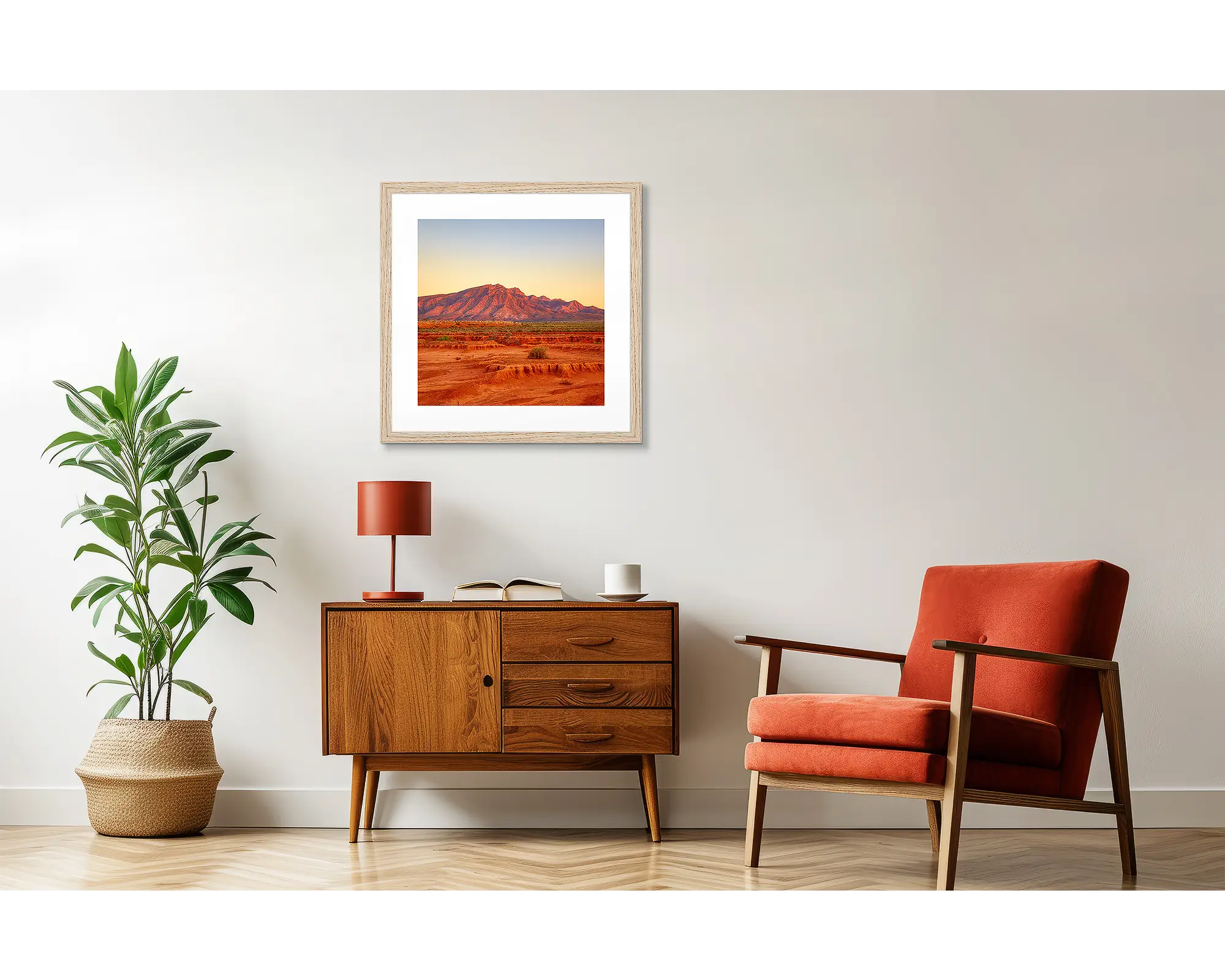 Colours Of The Flinders. Sunset over Wilpena Pound, Flinders Ranges, South Australia.