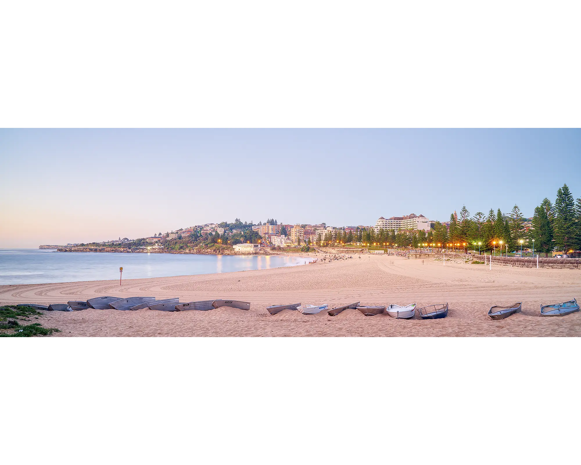 Coogee Sands. Sunrise at Coogee Beach in Sydney