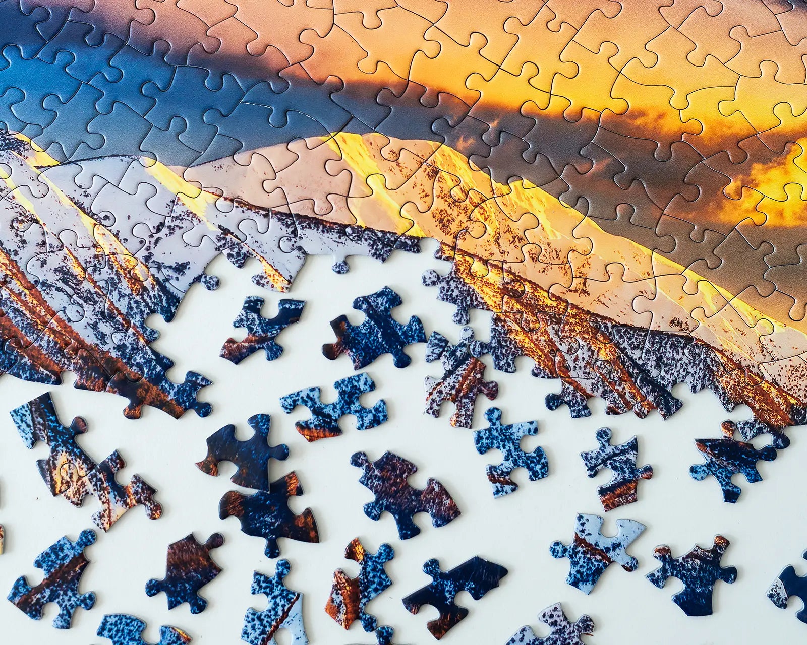 Gift for him. Alpine Magic jigsaw puzzle peices.