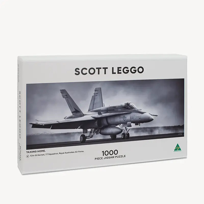 Gift for him. Taxiing Home 1000 piece jigsaw puzzle.