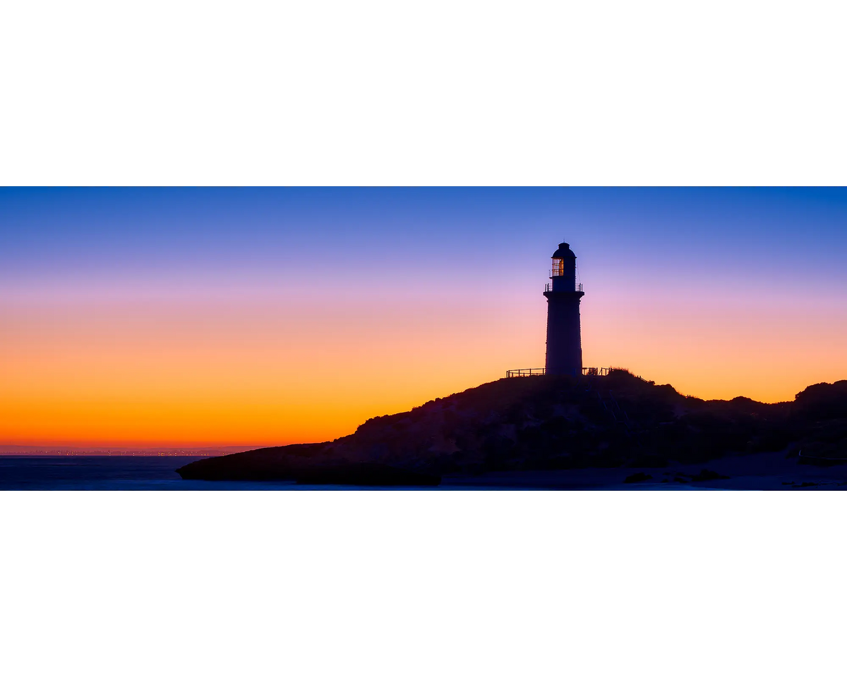 Sunrise at Bathurst Lighthouse, Rottnest Island, WA. 