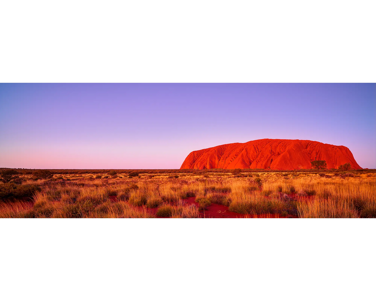 Sunset at Uluru, Uluru-Kata Tjuta National Park, NT. 