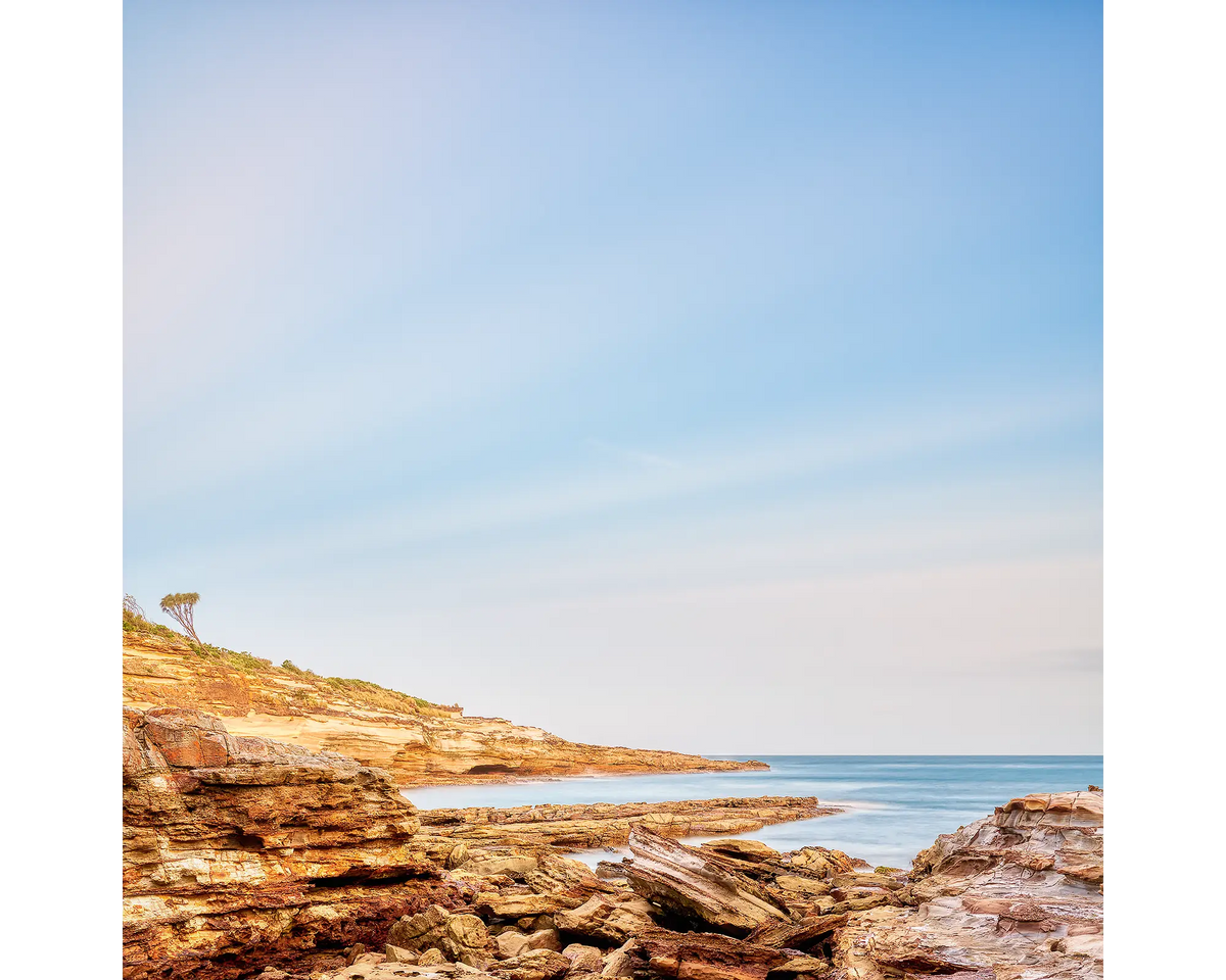 Calm waters at Emily Miller Point, Murramarang National Park, NSW. 