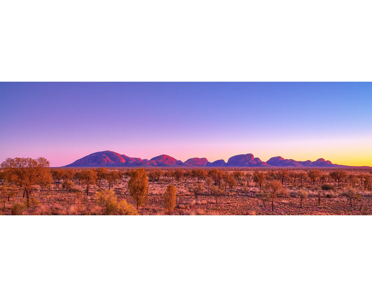 Sunrise over Kata Tjuta (The Olga&#39;s), Uluru-Kata Tjuta National Park, NT.