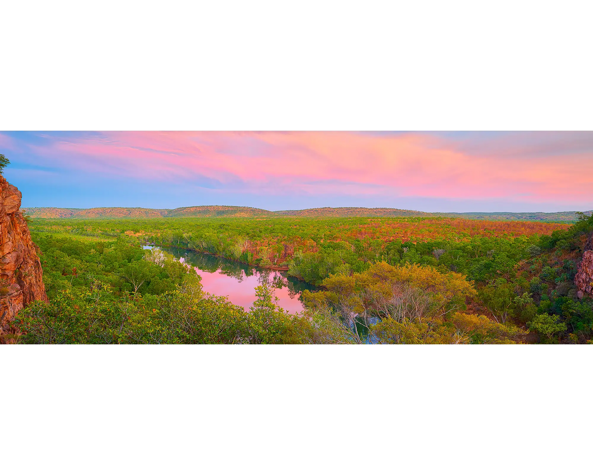 Sunrise over Katherine River, Nitmiluk National Park, NT.