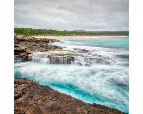 ON THE ROCKS. Durras Beach - Eurobodalla. Coastal Wall Art.