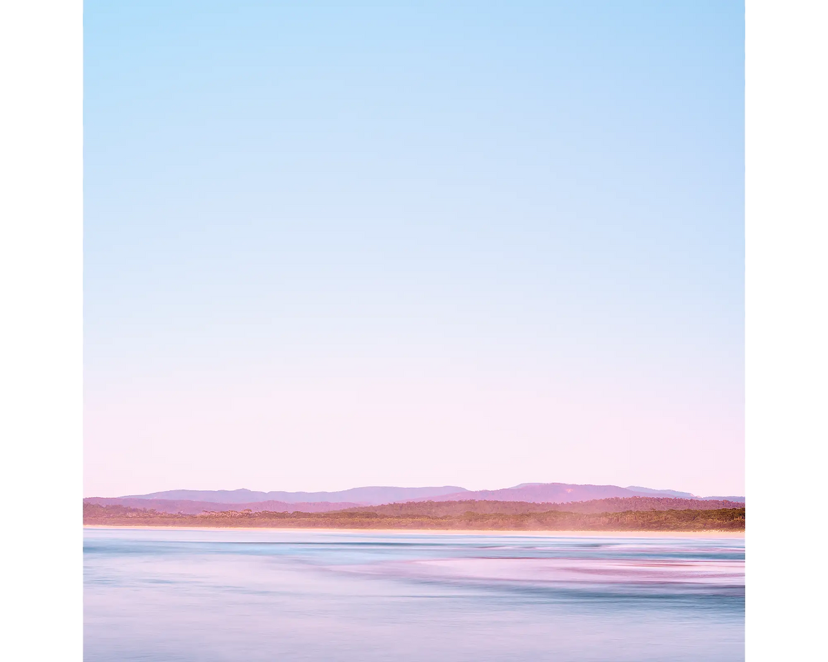 Calm morning at Pambula Beach, Merimbula, NSW. 