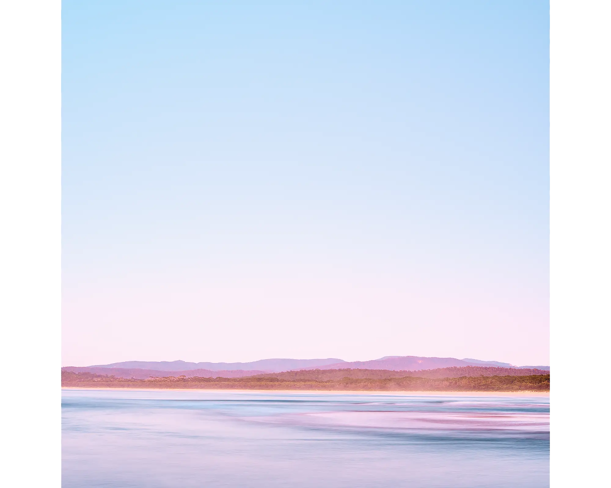 Perspective acrylic block - Pambula Beach, Merimbula, NSW South Coast. 