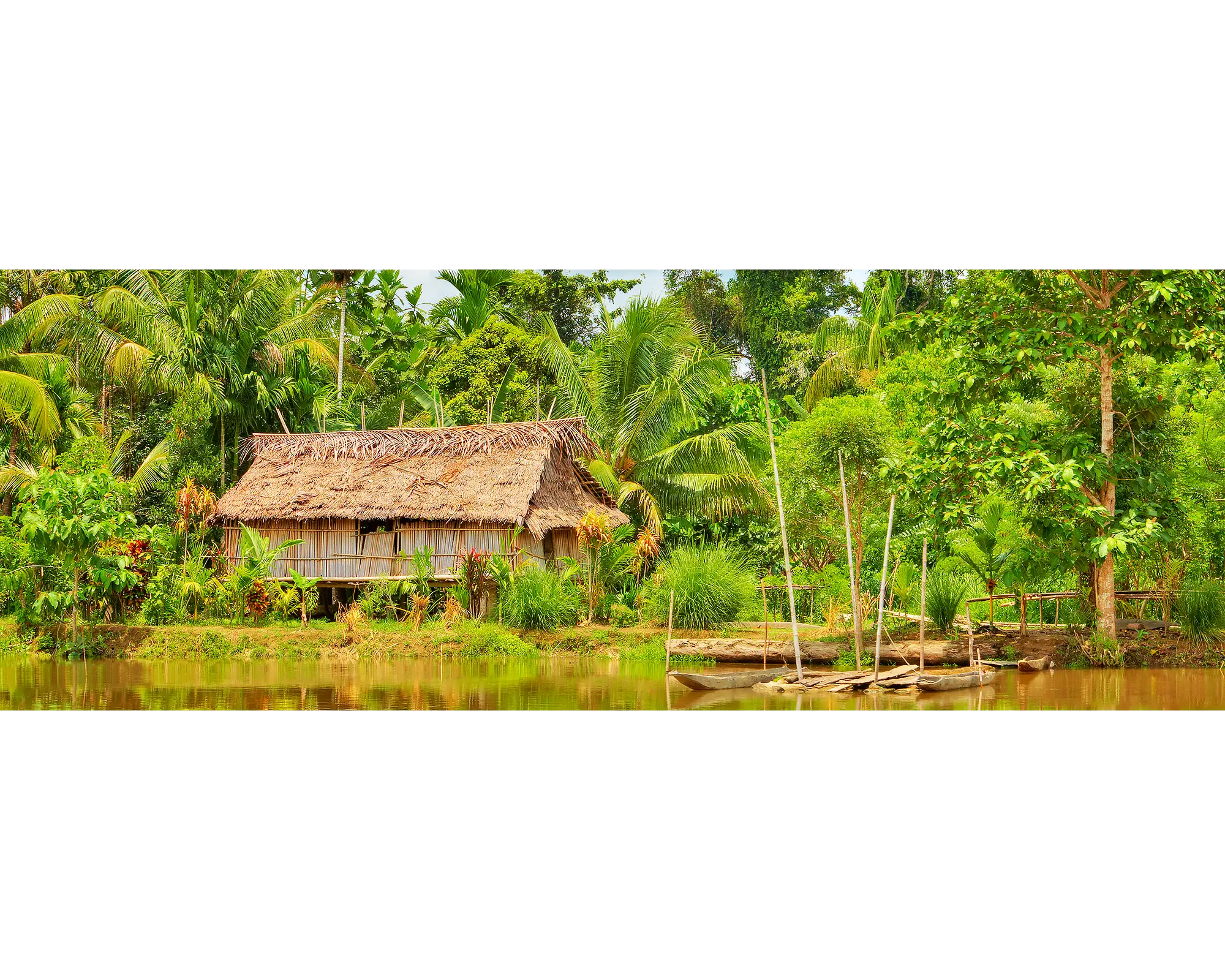 River of life. Karawari river in East Sepik province, Papua New Guinea