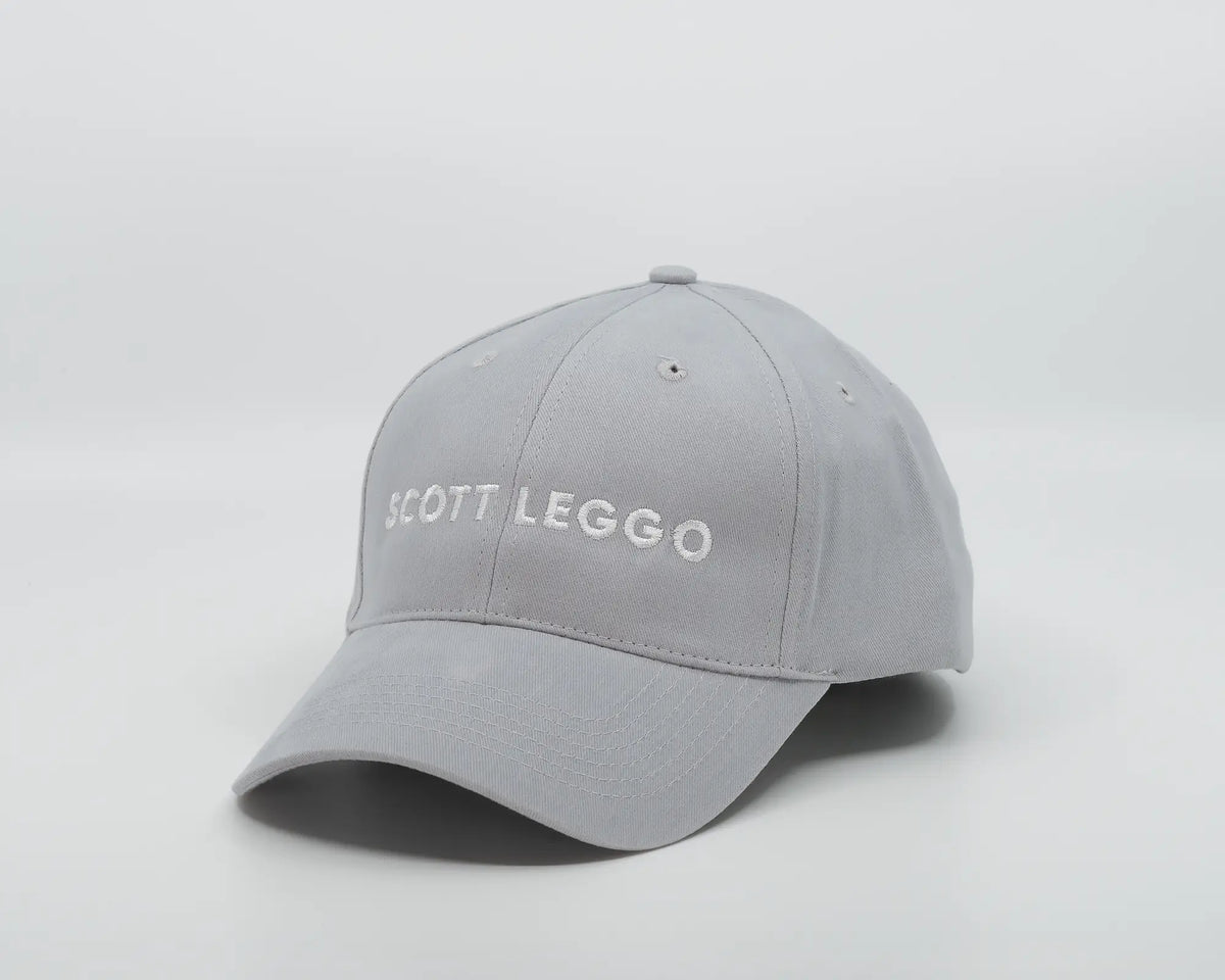 SCOTT LEGGO baseball cap in Alpine Grey colour.