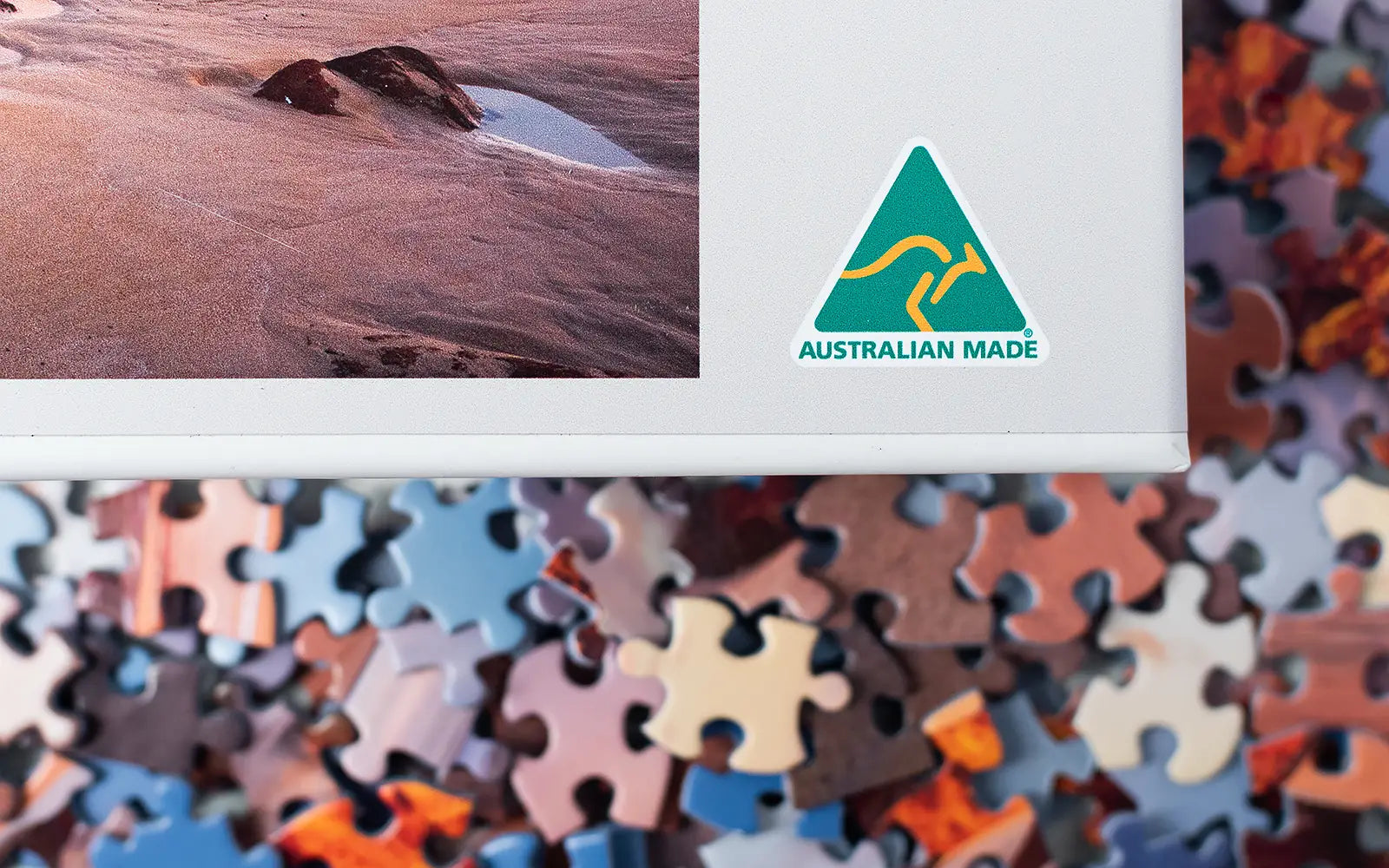 Scott Leggo jigsaw puzzle with Australian made logo.