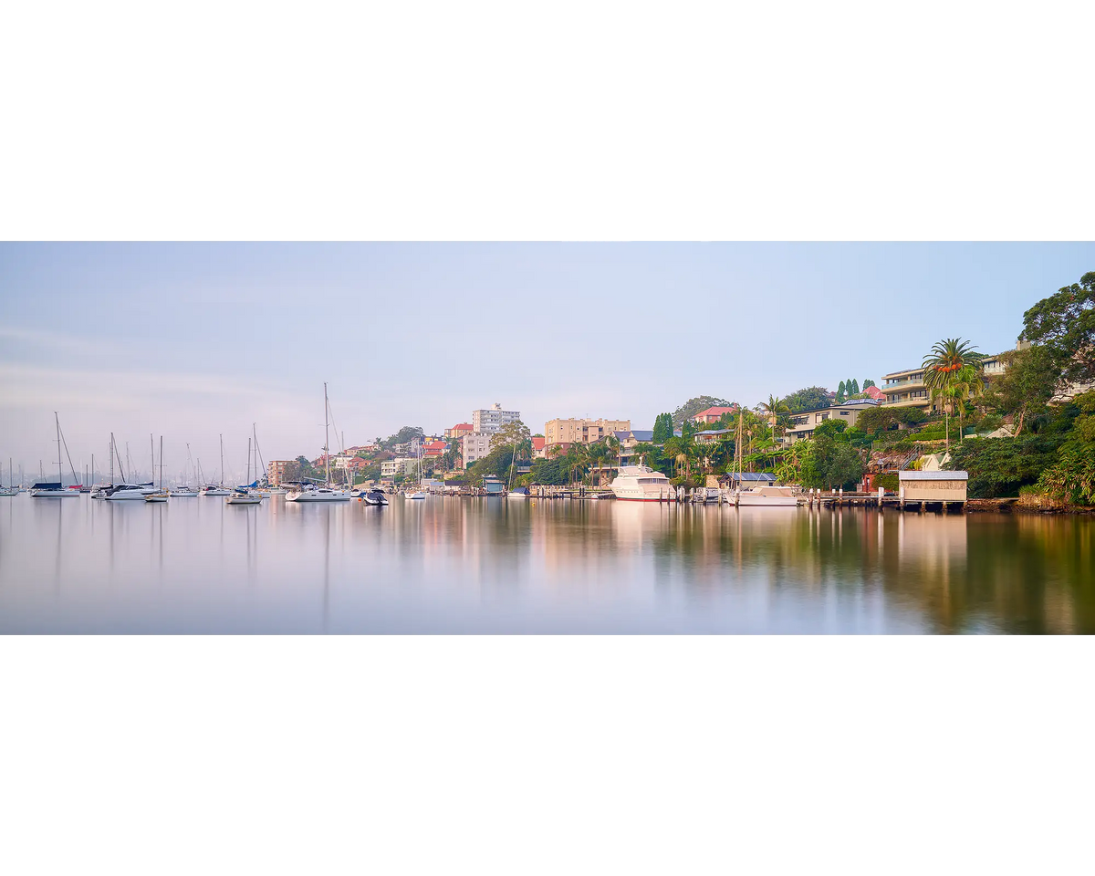 Shell Cove at sunrise, Cremorne, Sydney Harbour.