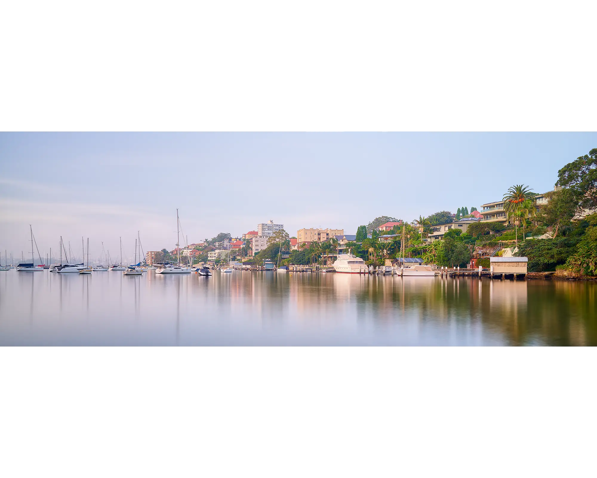 Shell Cove at sunrise, Cremorne, Sydney Harbour.