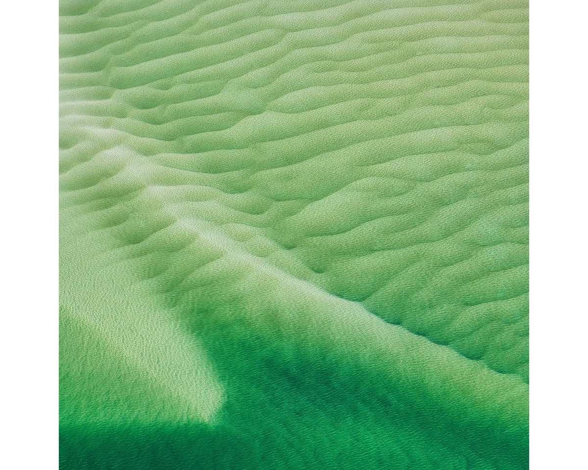 Tidal patterns in Hill Inlet seen from above, Whitsunday Island, Queensland. 