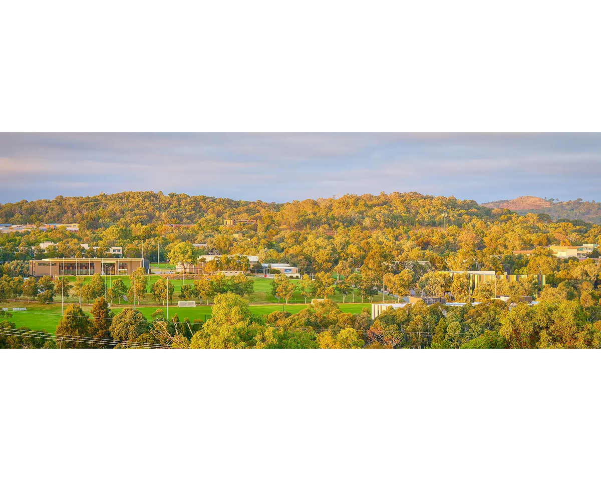 University Of Canberra sports fields.