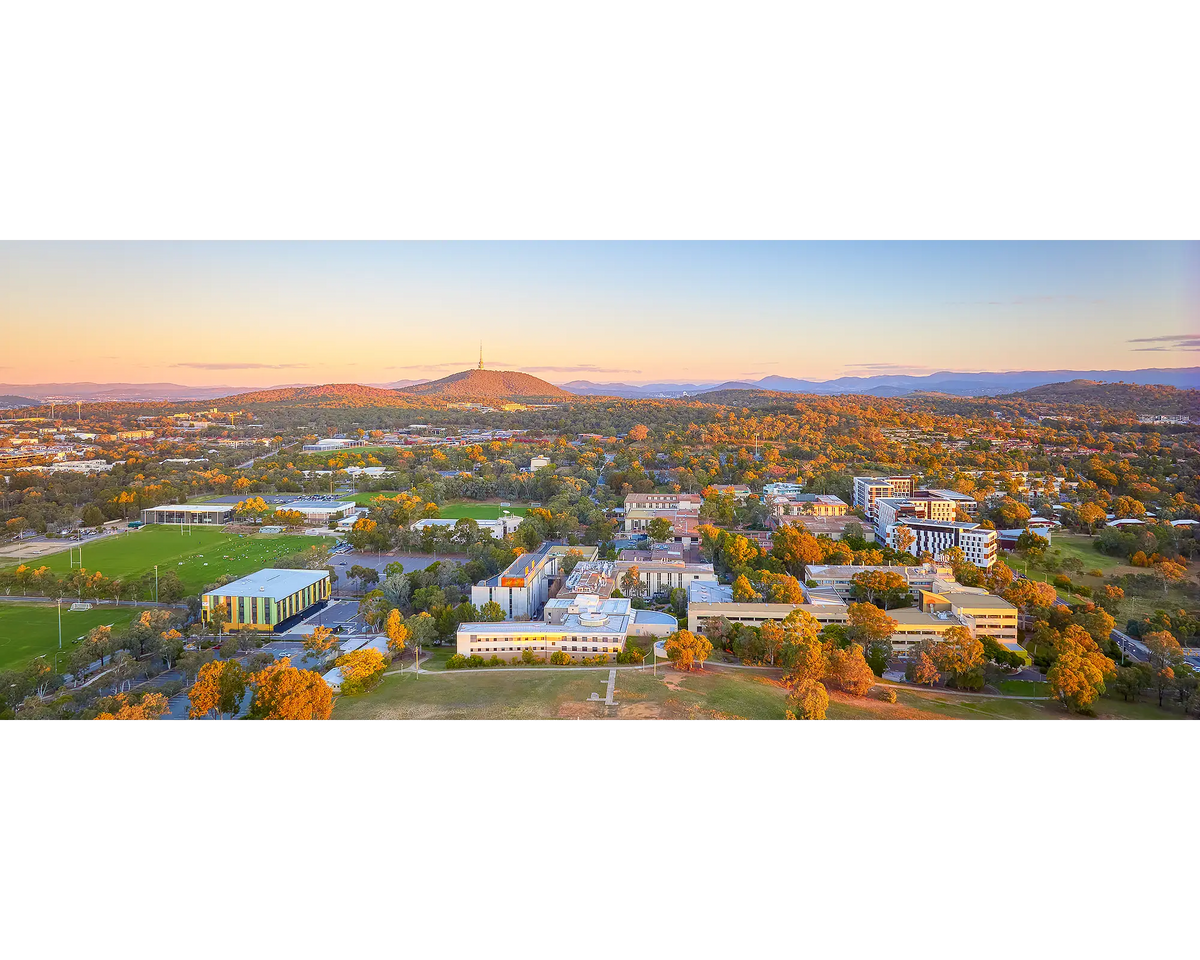 UNIVERSITY SUNSET. Wall Art